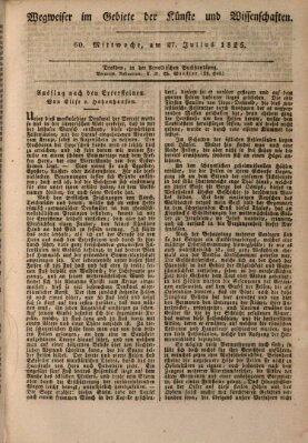 Abend-Zeitung Mittwoch 27. Juli 1825