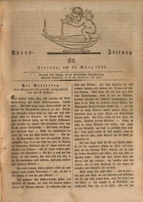 Abend-Zeitung Freitag 17. März 1826