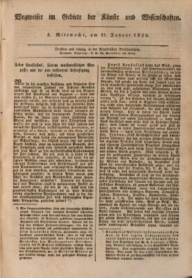 Abend-Zeitung Mittwoch 11. Januar 1826