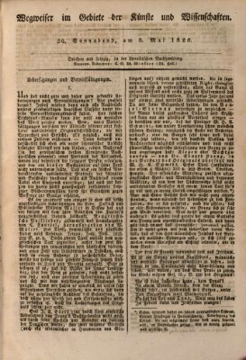 Abend-Zeitung Samstag 6. Mai 1826