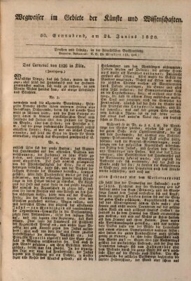 Abend-Zeitung Samstag 24. Juni 1826
