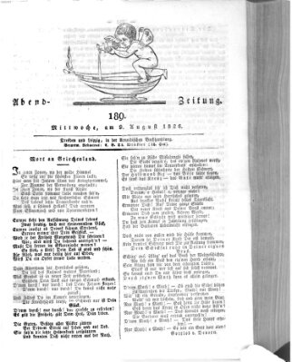 Abend-Zeitung Mittwoch 9. August 1826
