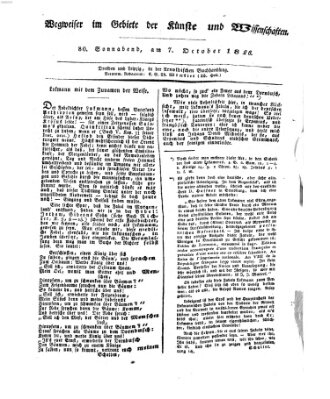 Abend-Zeitung Samstag 7. Oktober 1826
