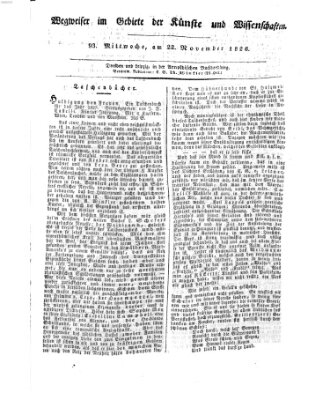 Abend-Zeitung Mittwoch 22. November 1826