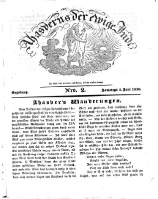 Ahasverus, der ewige Jude Samstag 5. Juni 1830