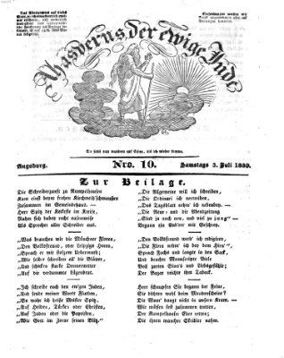 Ahasverus, der ewige Jude Samstag 3. Juli 1830