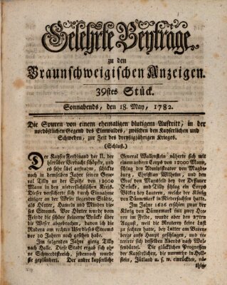Braunschweigische Anzeigen Samstag 18. Mai 1782