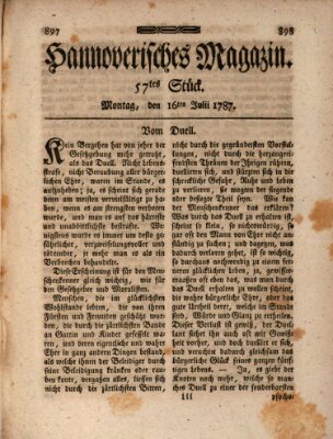 Hannoverisches Magazin (Hannoversche Anzeigen)