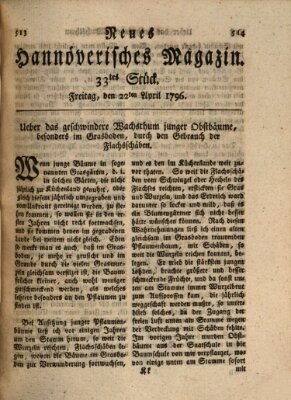 Neues hannoversches Magazin (Hannoversche Anzeigen)