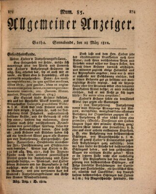 Allgemeiner Anzeiger der Deutschen Samstag 28. März 1812