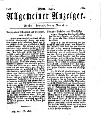 Allgemeiner Anzeiger der Deutschen Freitag 28. Mai 1813