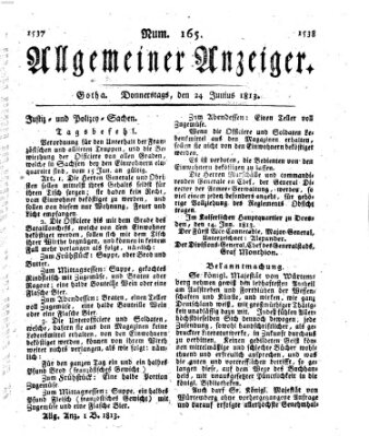 Allgemeiner Anzeiger der Deutschen Donnerstag 24. Juni 1813