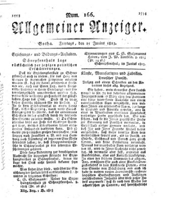 Allgemeiner Anzeiger der Deutschen Freitag 25. Juni 1813