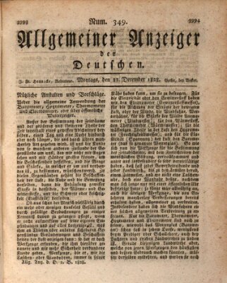 Allgemeiner Anzeiger der Deutschen Montag 22. Dezember 1828