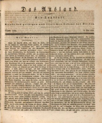 Das Ausland Sonntag 29. Mai 1831