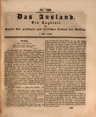Das Ausland Sonntag 1. Mai 1836