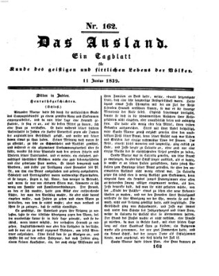 Das Ausland Dienstag 11. Juni 1839