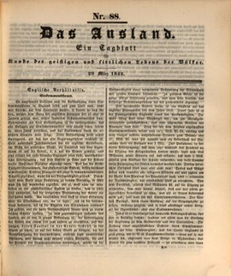 Das Ausland Dienstag 29. März 1842