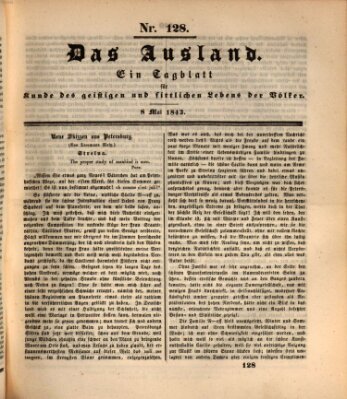 Das Ausland Montag 8. Mai 1843