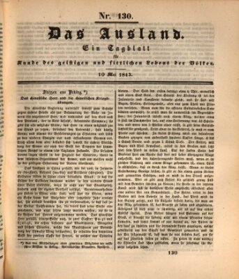 Das Ausland Mittwoch 10. Mai 1843