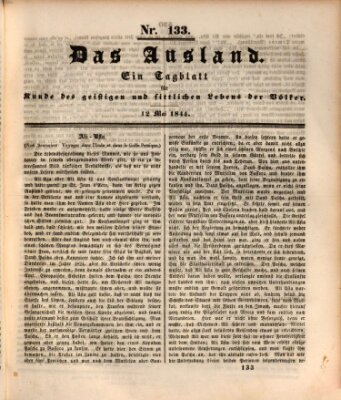 Das Ausland Sonntag 12. Mai 1844