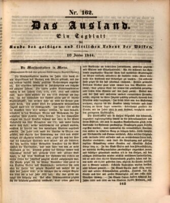 Das Ausland Montag 10. Juni 1844