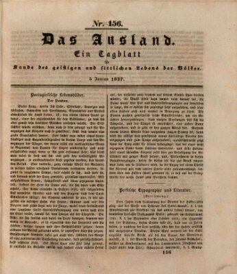 Das Ausland Montag 5. Juni 1837