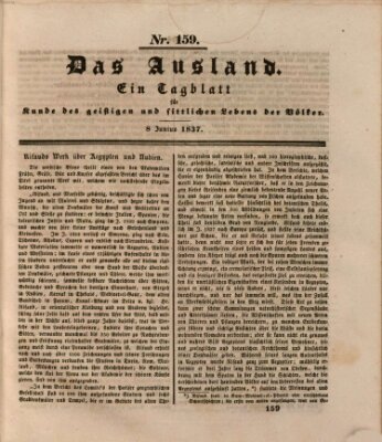 Das Ausland Donnerstag 8. Juni 1837
