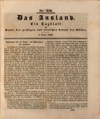Das Ausland Dienstag 5. Juni 1838