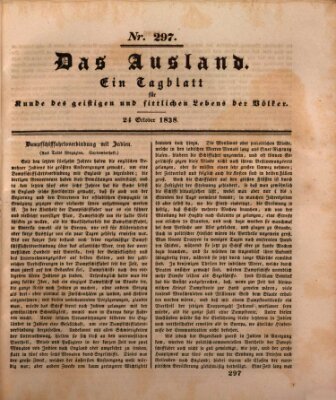 Das Ausland Mittwoch 24. Oktober 1838