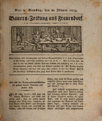 Bauern-Zeitung aus Frauendorf Samstag 30. Januar 1819