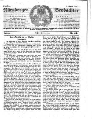 Nürnberger Beobachter Dienstag 8. April 1856