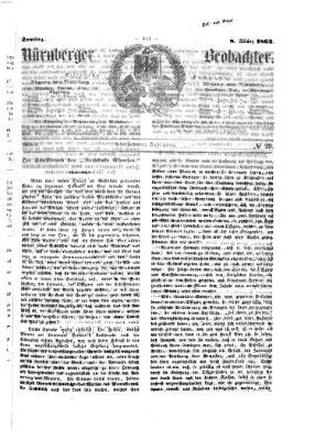 Nürnberger Beobachter Samstag 8. März 1862