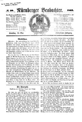 Nürnberger Beobachter Samstag 23. Mai 1863
