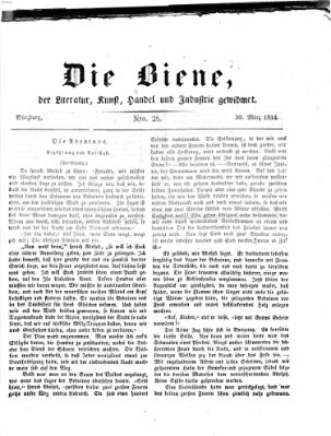 Die Biene (Würzburger Journal) Sonntag 30. März 1834