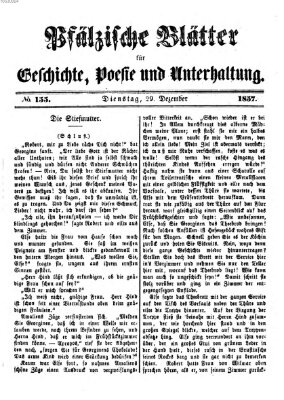 Pfälzische Blätter für Geschichte, Poesie und Unterhaltung (Zweibrücker Wochenblatt)