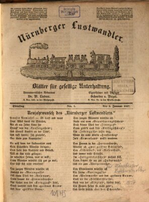 Süddeutsche Blätter für Leben, Wissenschaft und Kunst Dienstag 3. Januar 1837