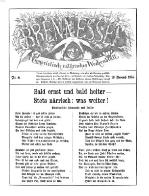 Brennessel Sonntag 19. November 1865