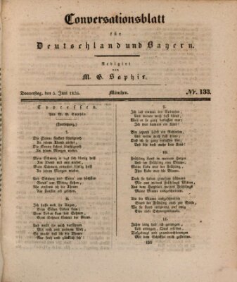 Münchener Conversations-Blatt (Bayer'scher Beobachter) Donnerstag 5. Juni 1834