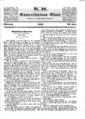 Regensburger Conversations-Blatt (Regensburger Tagblatt) Mittwoch 30. März 1853