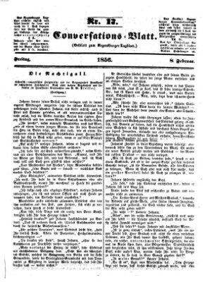 Regensburger Conversations-Blatt (Regensburger Tagblatt) Freitag 8. Februar 1856