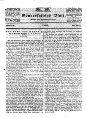 Regensburger Conversations-Blatt (Regensburger Tagblatt) Mittwoch 26. März 1856