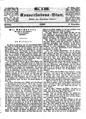 Regensburger Conversations-Blatt (Regensburger Tagblatt) Freitag 5. Dezember 1856