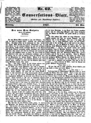 Regensburger Conversations-Blatt (Regensburger Tagblatt) Sonntag 24. Mai 1857