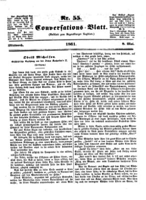 Regensburger Conversations-Blatt (Regensburger Tagblatt) Mittwoch 8. Mai 1861