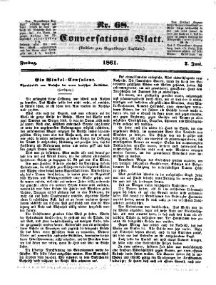 Regensburger Conversations-Blatt (Regensburger Tagblatt) Freitag 7. Juni 1861