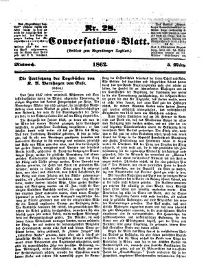 Regensburger Conversations-Blatt (Regensburger Tagblatt) Mittwoch 5. März 1862