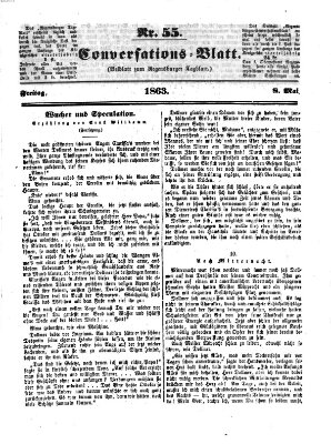 Regensburger Conversations-Blatt (Regensburger Tagblatt) Freitag 8. Mai 1863
