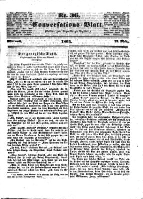 Regensburger Conversations-Blatt (Regensburger Tagblatt) Mittwoch 23. März 1864