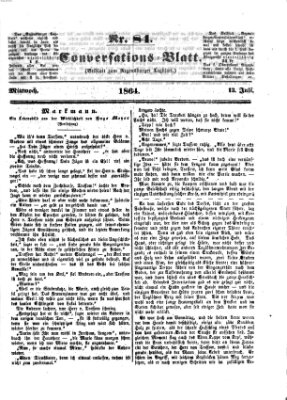 Regensburger Conversations-Blatt (Regensburger Tagblatt) Mittwoch 13. Juli 1864